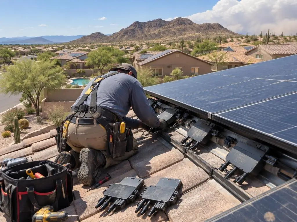 Microinverter Replacement in Peoria, AZ